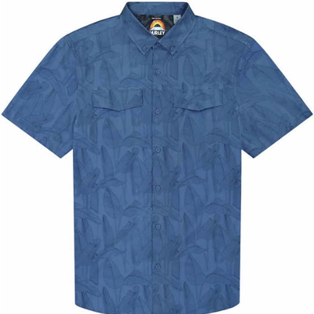 Men’s Blue Hurley Shirt Size M